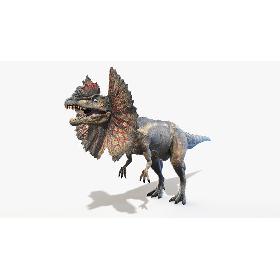 3D Dilophosaurus model